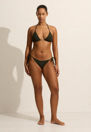 String Triangle Top - Thyme Crinkle - Matteau